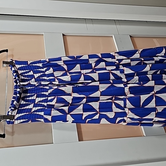 ✨NWT✨Abel the Label Anthropologie Red White & Blue Tasmin Maxi Skirt XS - Picture 8 of 9